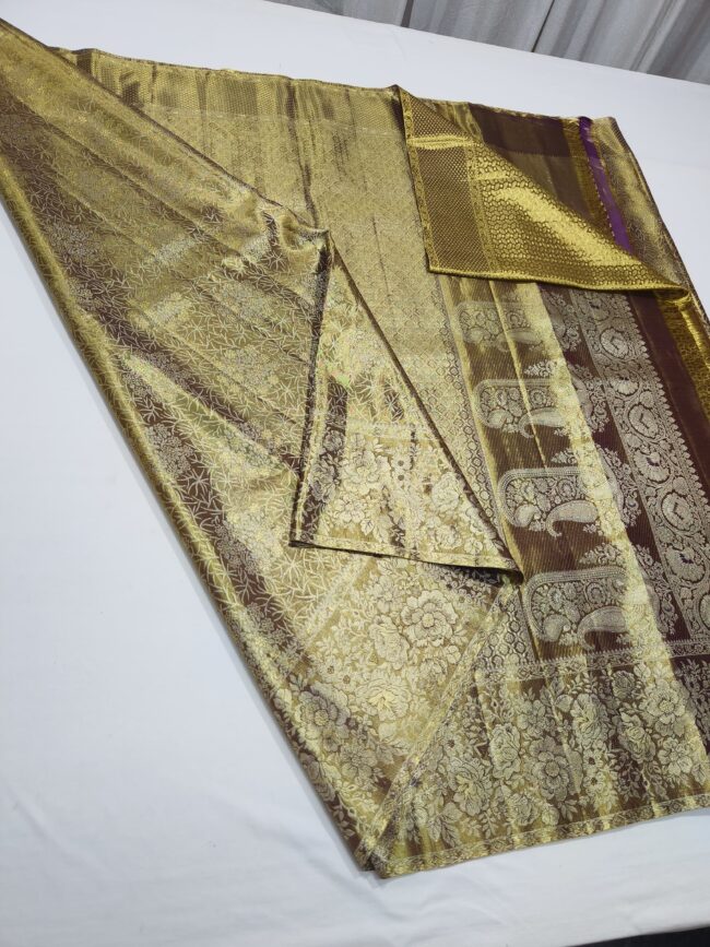 SEMI KANCHI PATTU BRIDAL SAREE